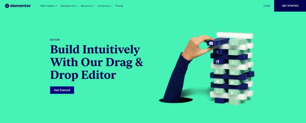 Metoda drag&drop editor