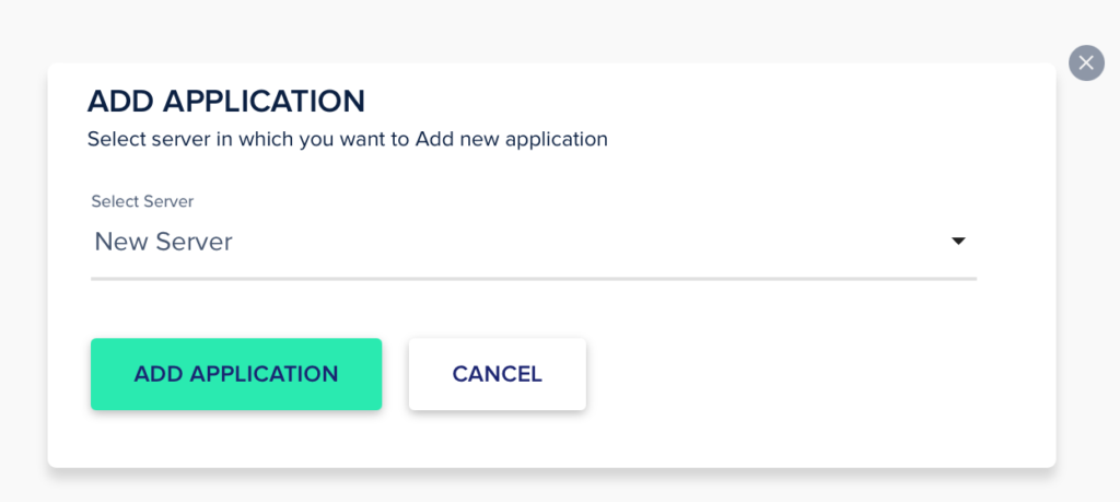 Cloudways Add Application