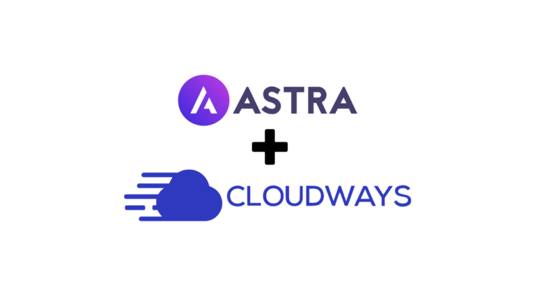 Free Astra Pro template for everyone at Cloudways