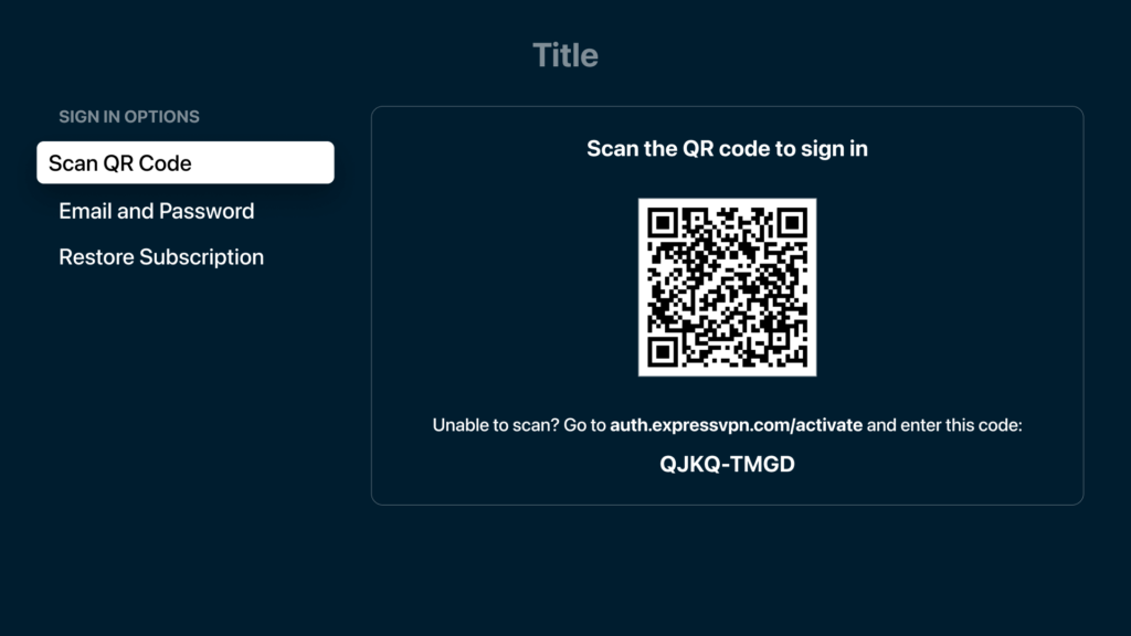 Sign In Qr Code