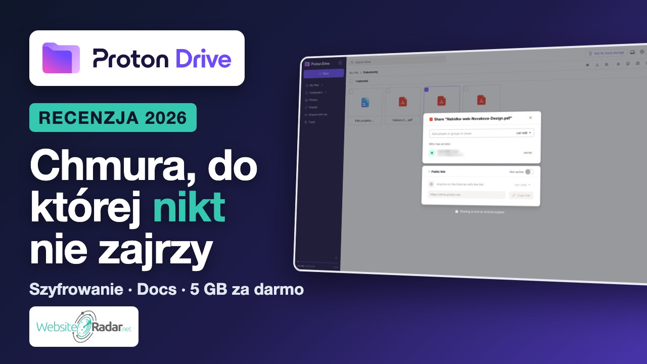 Recenzja Proton Drive 2026