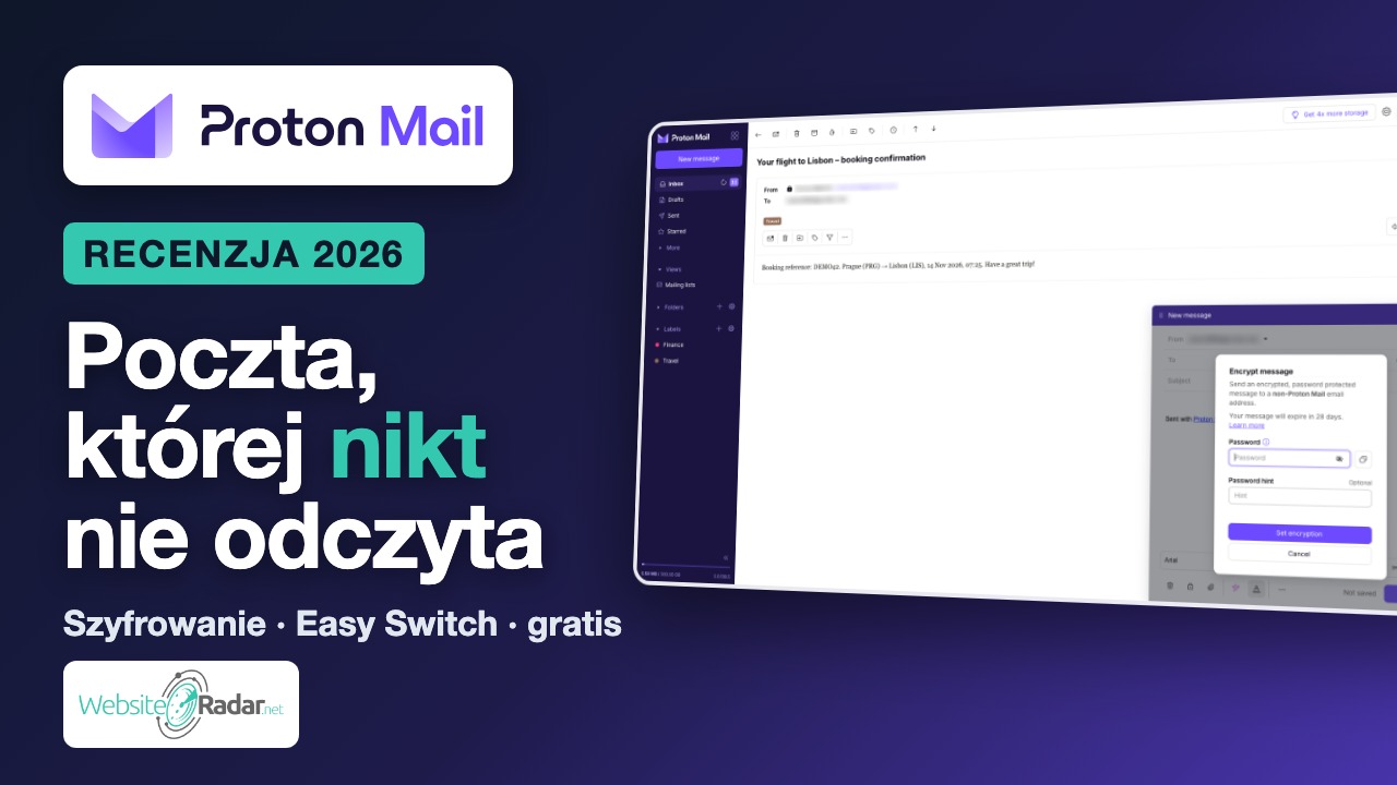Recenzja Proton Mail 2026