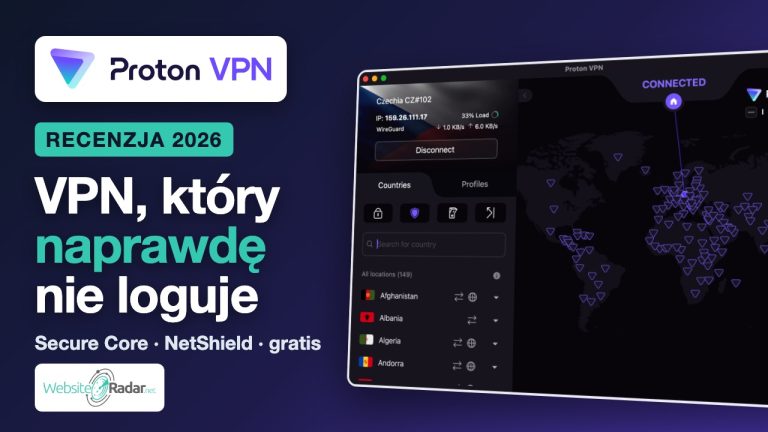 Recenzja Proton VPN 2026